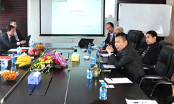 浦东新区惠南镇领导一行及金融界领导莅临本公司参观指导