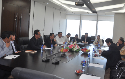 集团公司洽谈“为上海迪斯尼乐园提供业务和服务”新项目