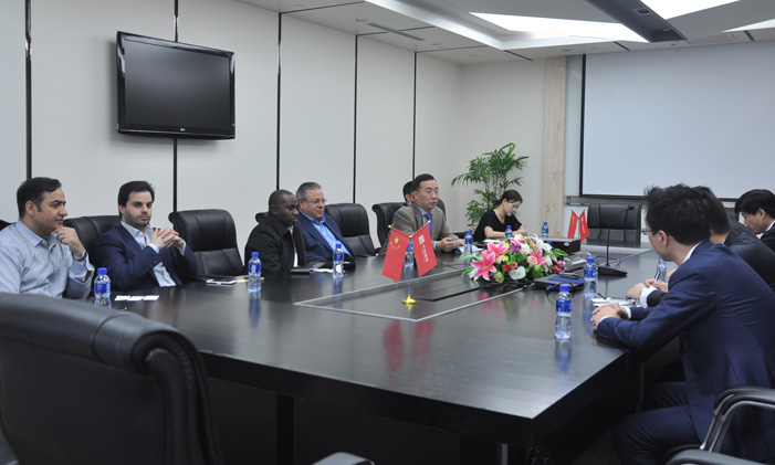 伊朗代表团参观考察中金国泰集团