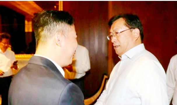 济南市委书记王忠林会见中金国泰董事长郑建龙